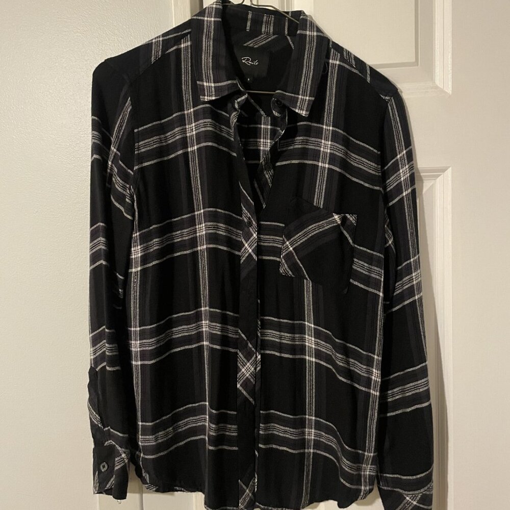 Rails Plaid Hunter Button Down, Women's Size Small